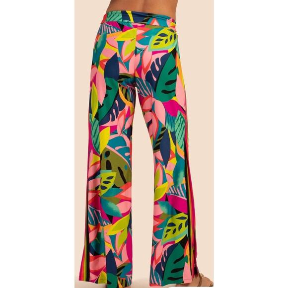 NWT $162 Trina Turk Rainforest Soft Jersey Swim Pants Size Medium and Large - Picture 3 of 11